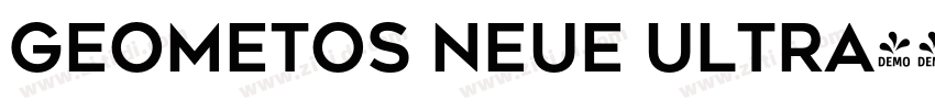 Geometos Neue Ultra字体转换